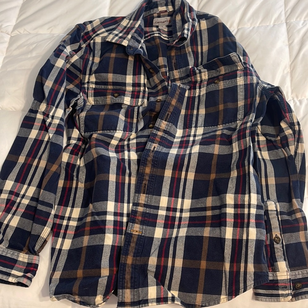 Carhartt long sleeve flannel shirt